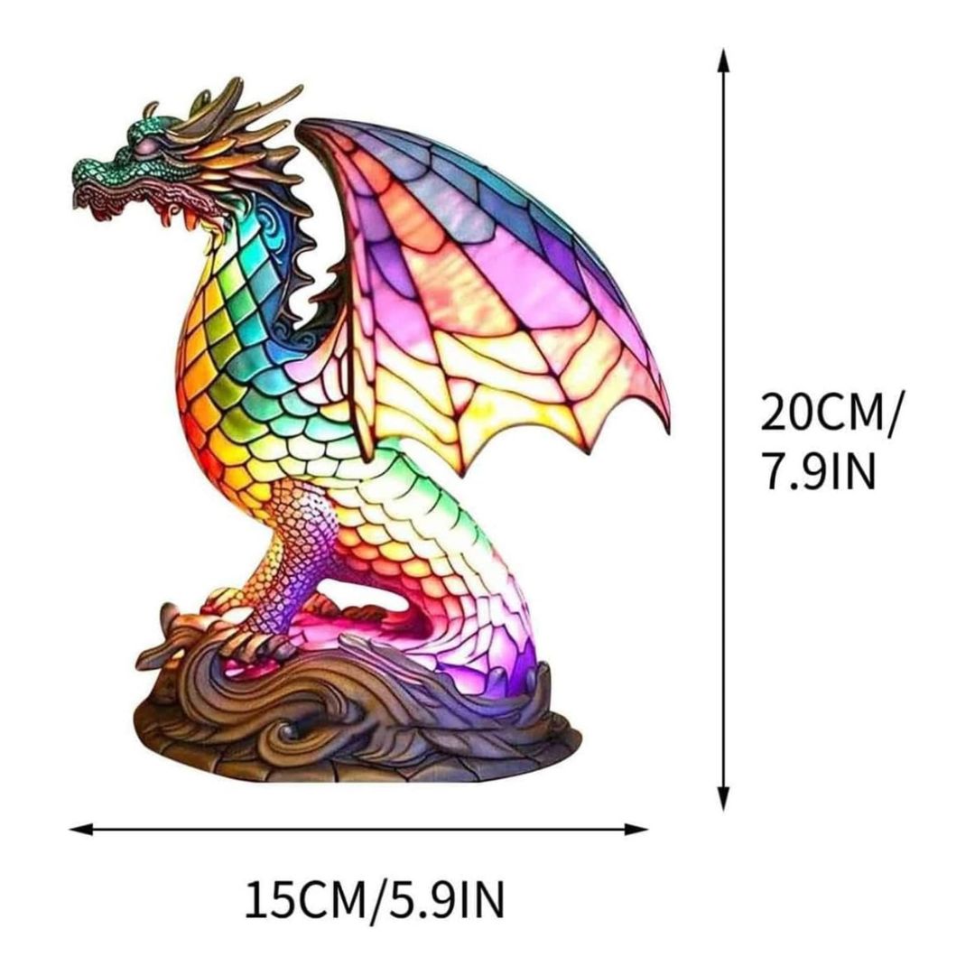 Light Dragon - handmade lamp that makes hearts shine