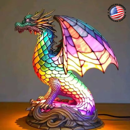 Light Dragon - handmade lamp that makes hearts shine